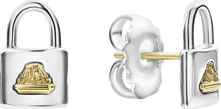 LAGOS Beloved Lock Stud Earrings