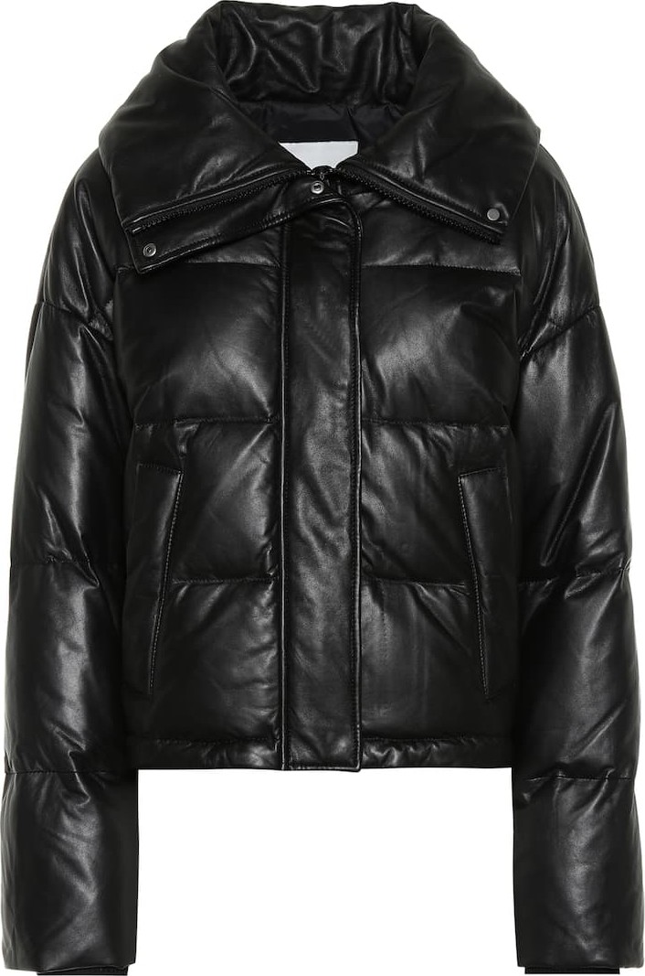 Yves Salomon Quilted leather jacket