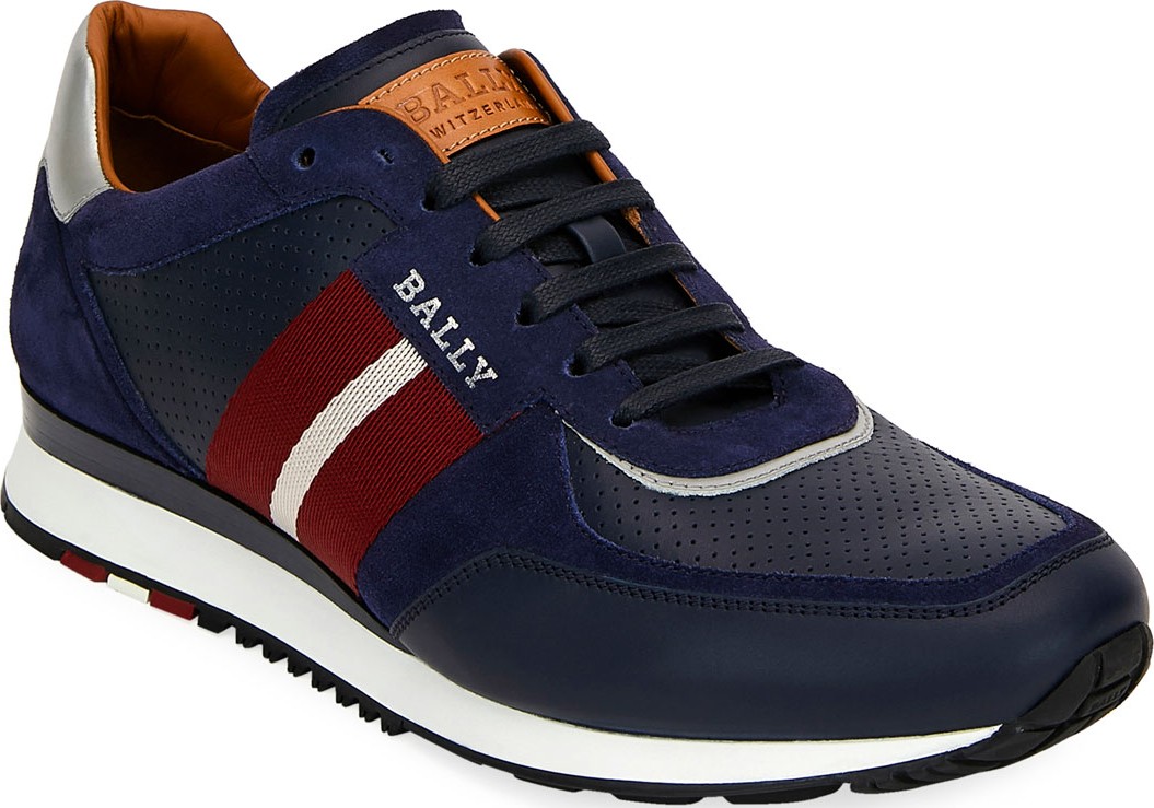 Bally Men's Aston Leather Runner Sneakers