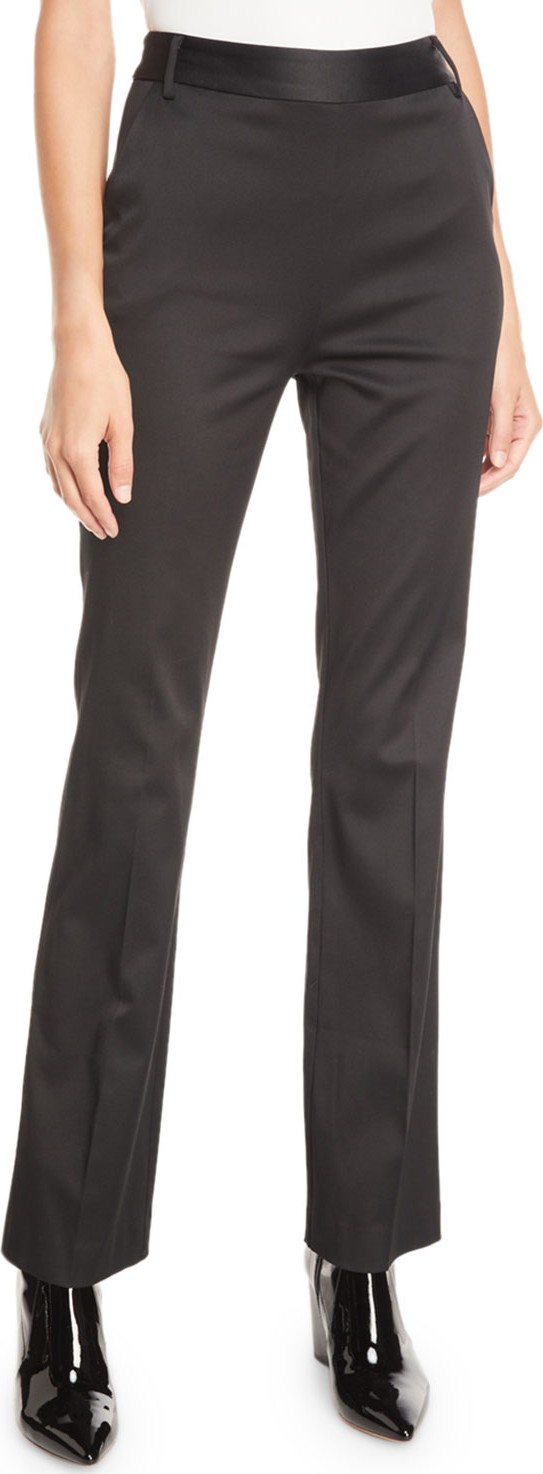 FRAME DENIM Le Mini Boot Satin Pants