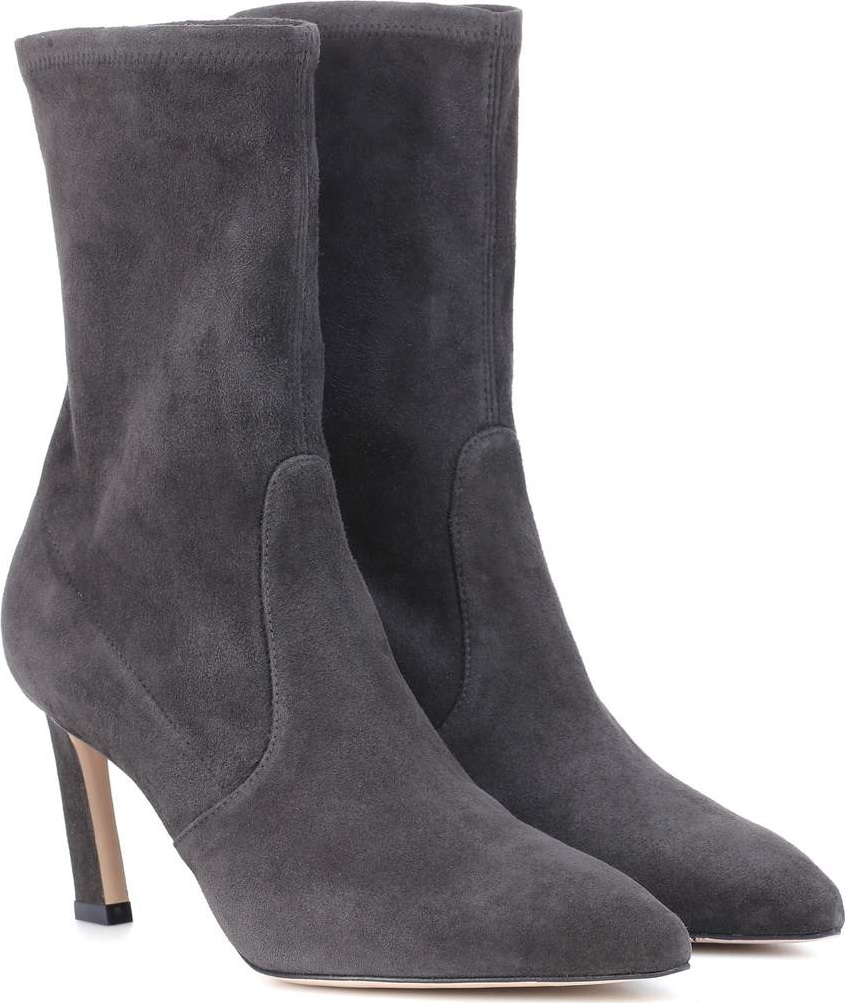 Stuart Weitzman Rapture 75 suede ankle boots