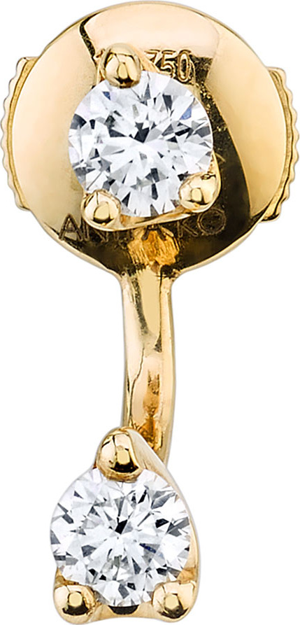 Anita Ko 18k Gold Diamond Orbit Earring (Single)