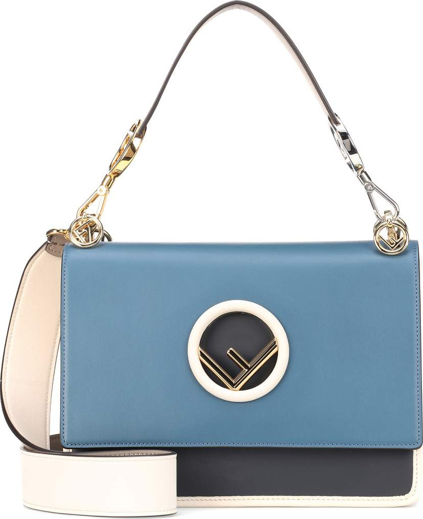Fendi Kan I F leather shoulder bag