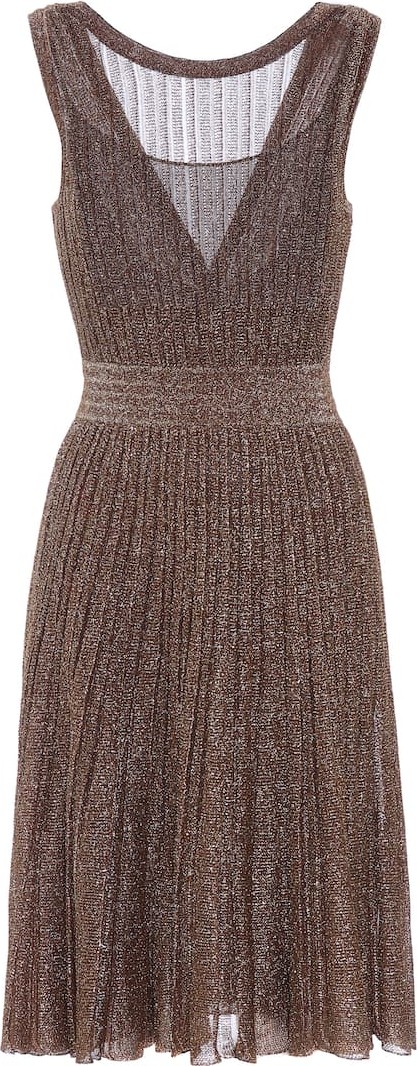 Missoni Metallic knit dress