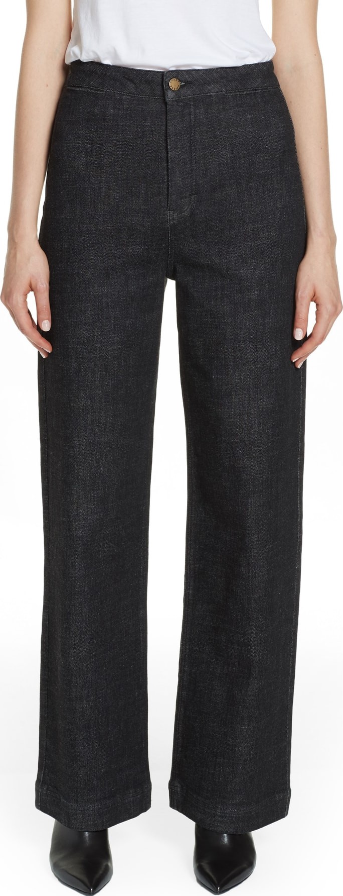 APIECE APART High Waist Flare Jeans