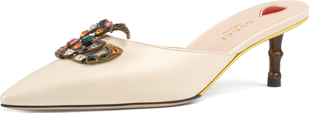 Gucci Unia 45mm Leather Mule