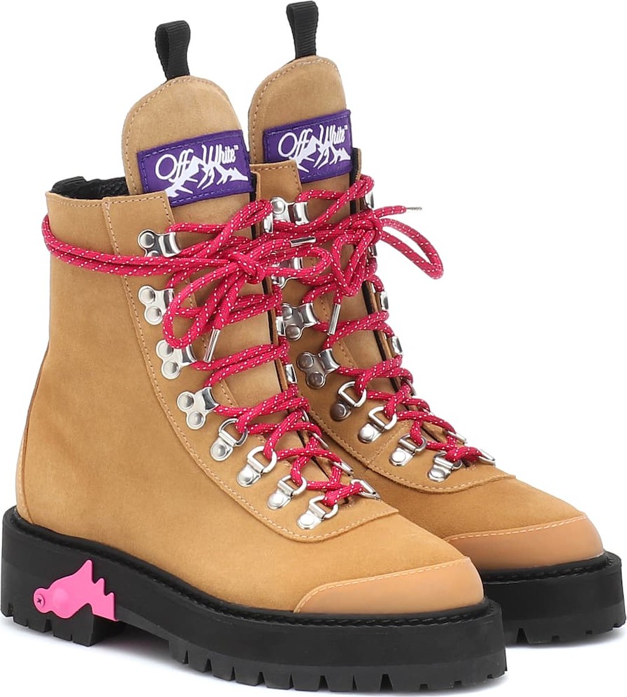 Off White Exclusive to Mytheresa – suede ankle boots