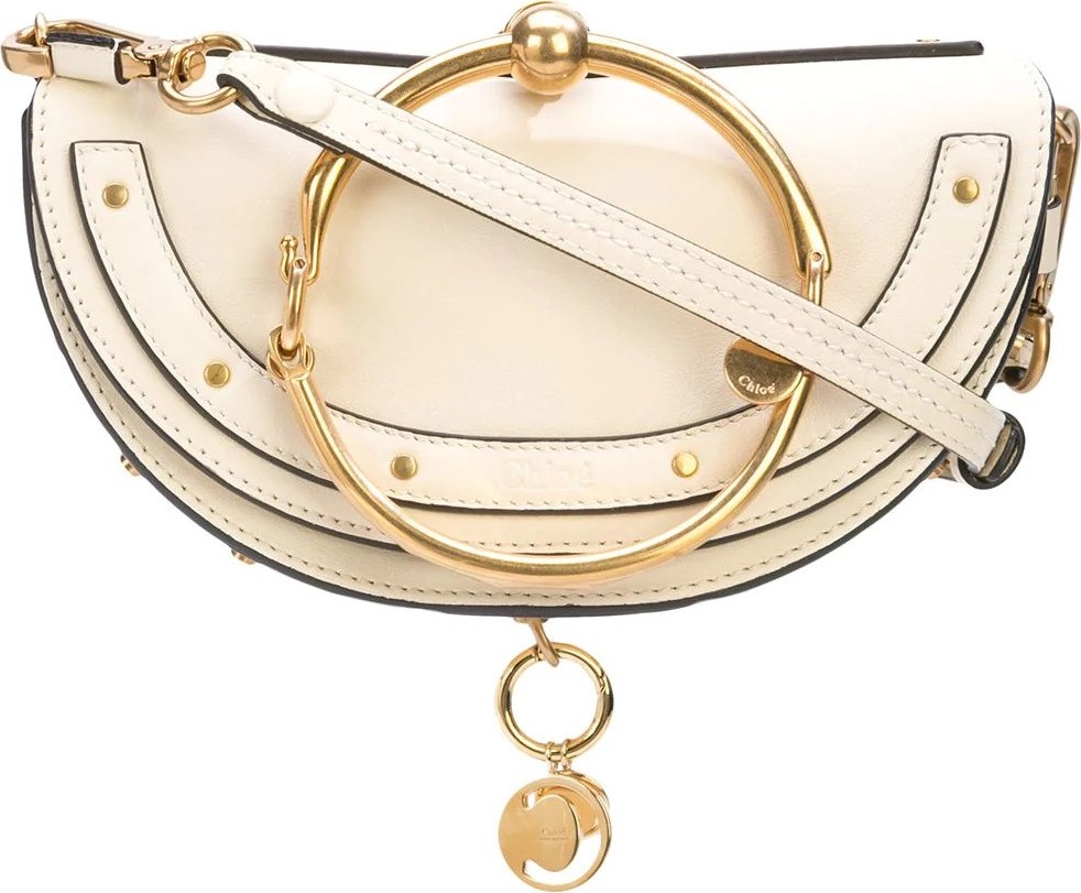 Chloe Cream Nile Minaudi're handbag