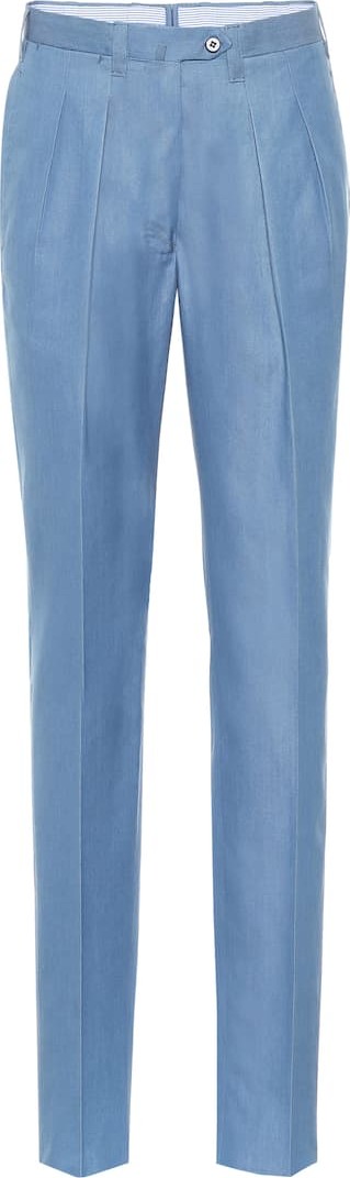 Giuliva Heritage Collection The Husband straight cotton pants