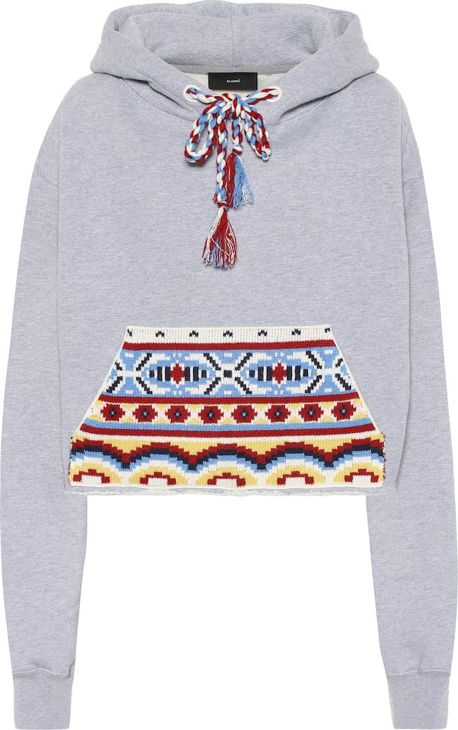 Alanui Cotton and cashmere hoodie