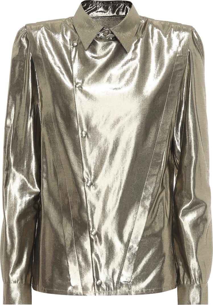 Saint Laurent Metallic shirt