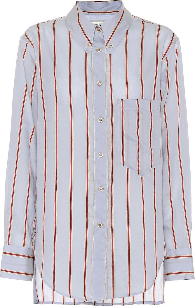 Isabel Marant Etoile Yvana striped cotton-blend shirt