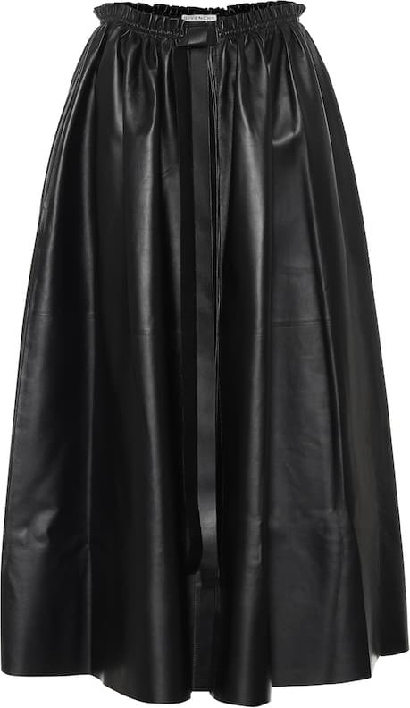 Givenchy Leather maxi skirt