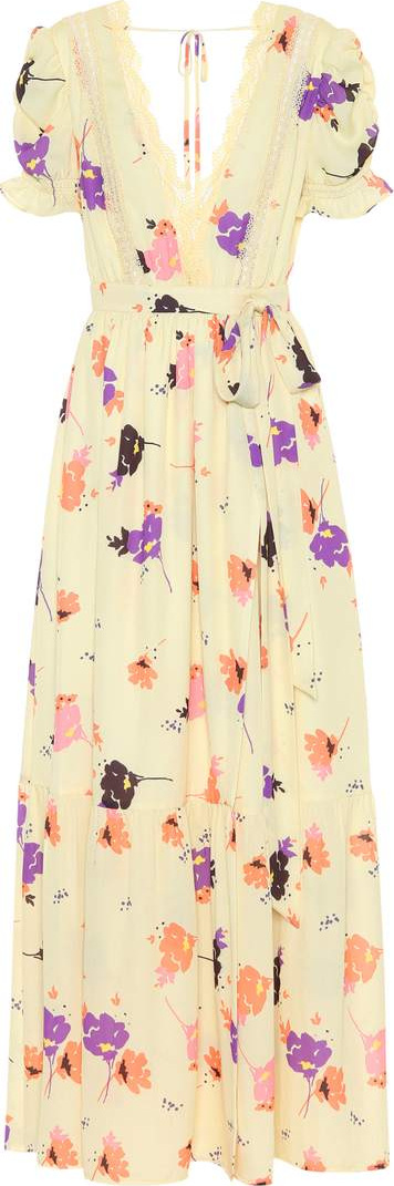 Self Portrait Exclusive to mytheresa.com – Floral-printed crêpe maxi dress