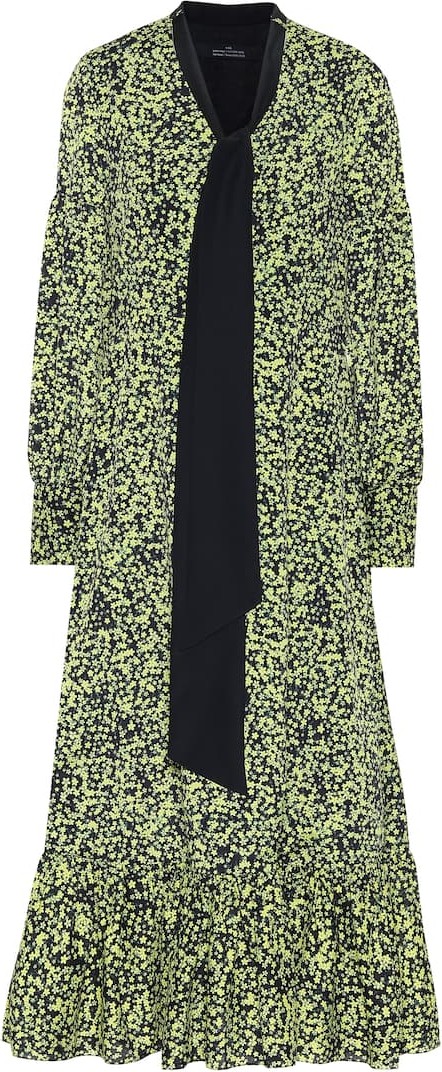 Rokh Floral midi dress