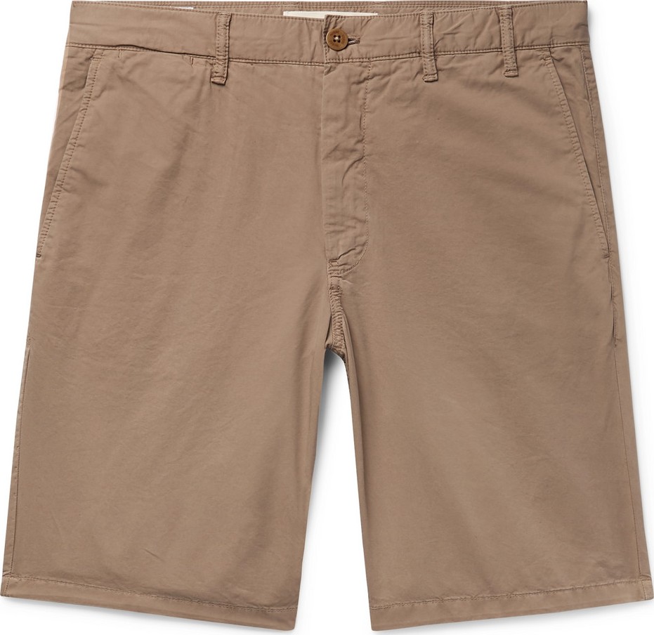Norse Projects Aros Slim-Fit Garment-Dyed Cotton-Twill Shorts