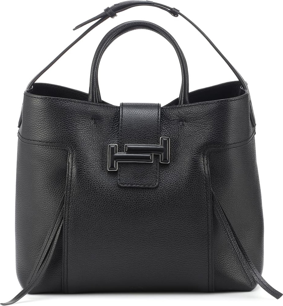 Tod's Double T leather shopper