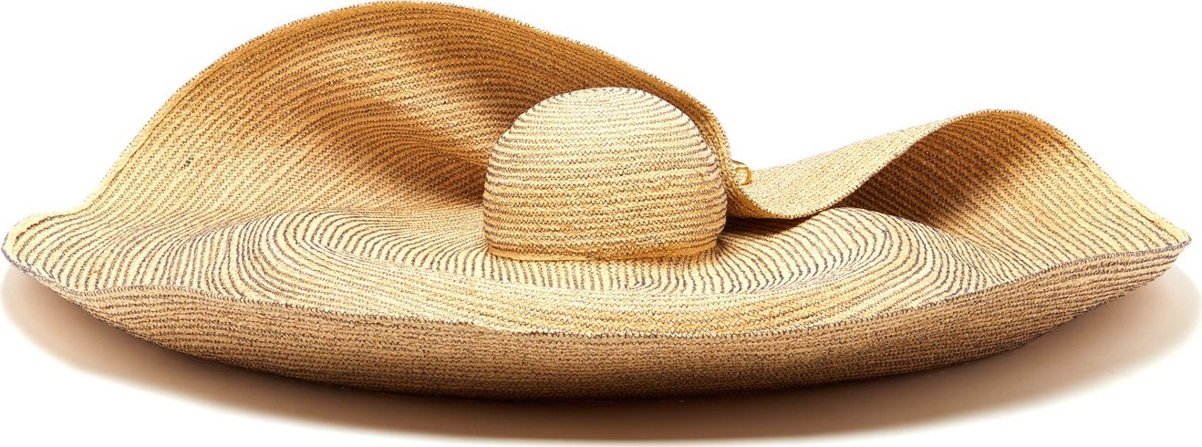Lola Hats Giga Spinner oversized straw hat