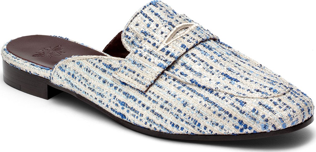Bougeotte Flaneur Flat Tweed Mules