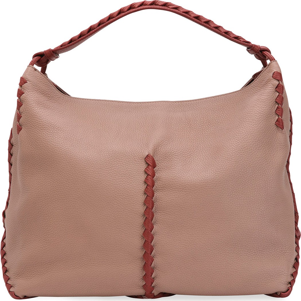 Bottega Veneta Small Loop Intrecciato Woven Hobo Bag