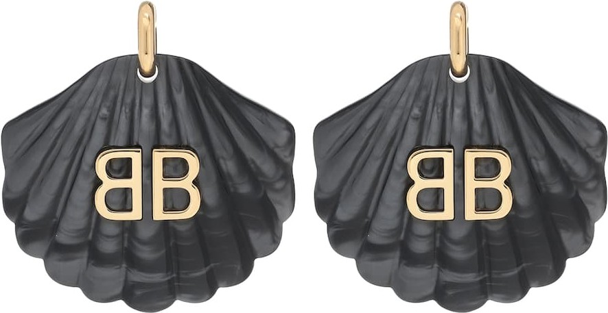 Balenciaga Shell earrings