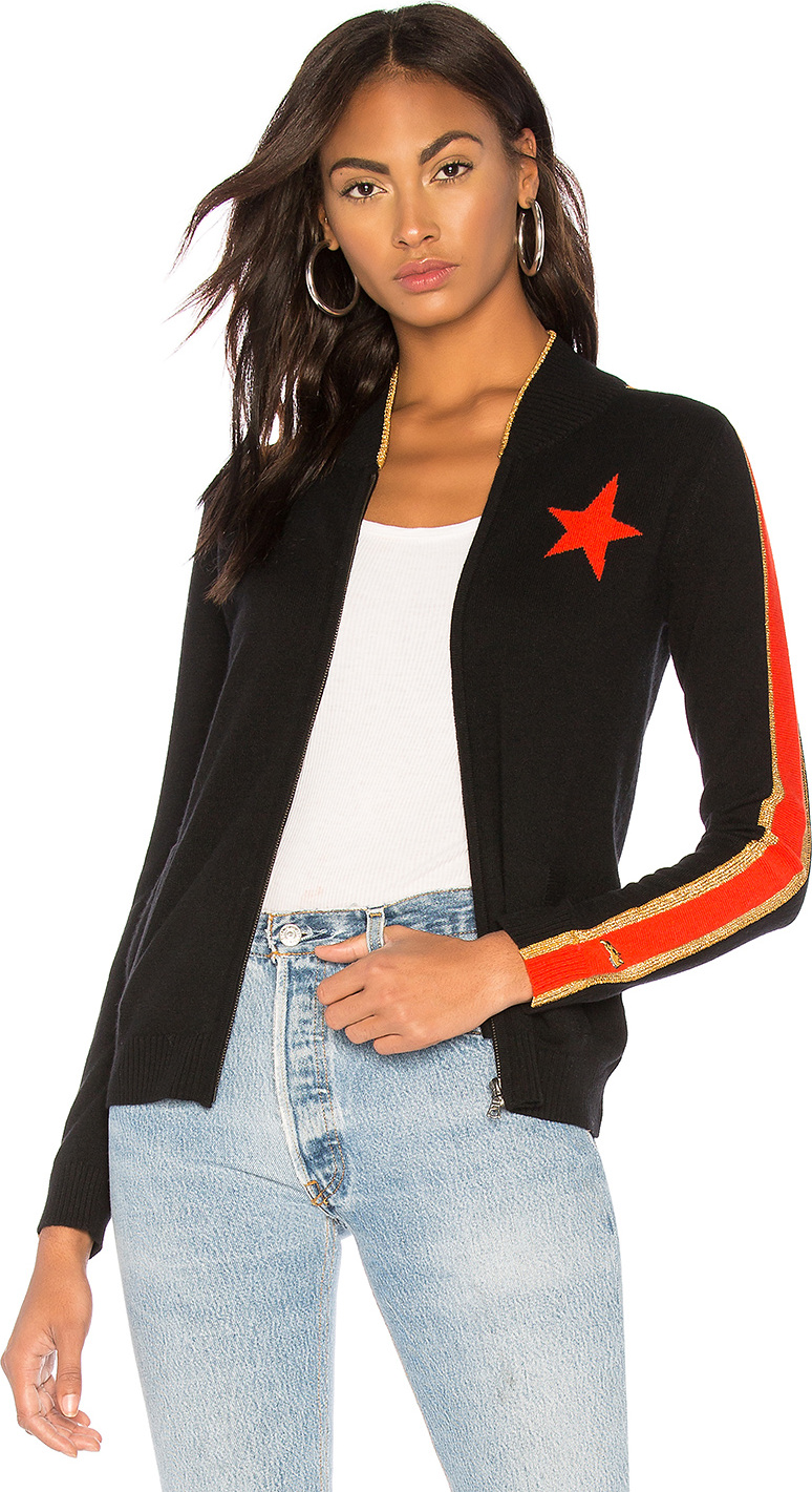 Bella Freud Billie Cashmere Zip Up Jacket