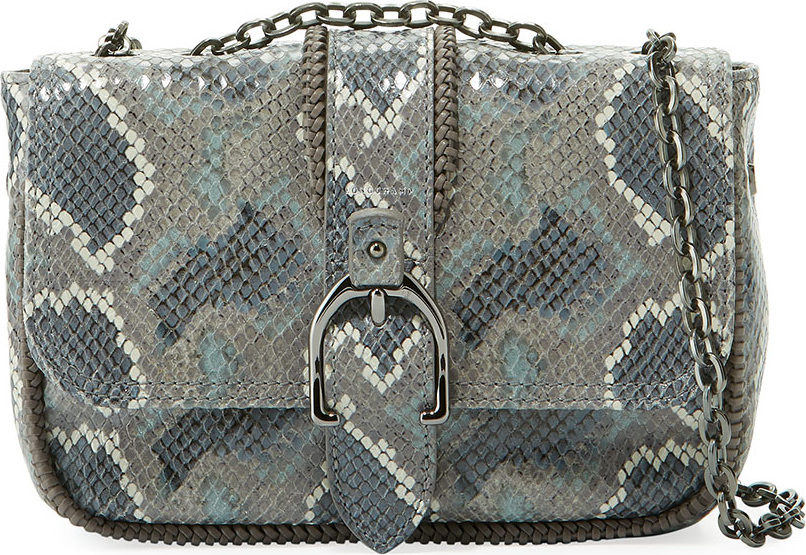 Longchamp Amazon Python Mini Crossbody Bag, Gray