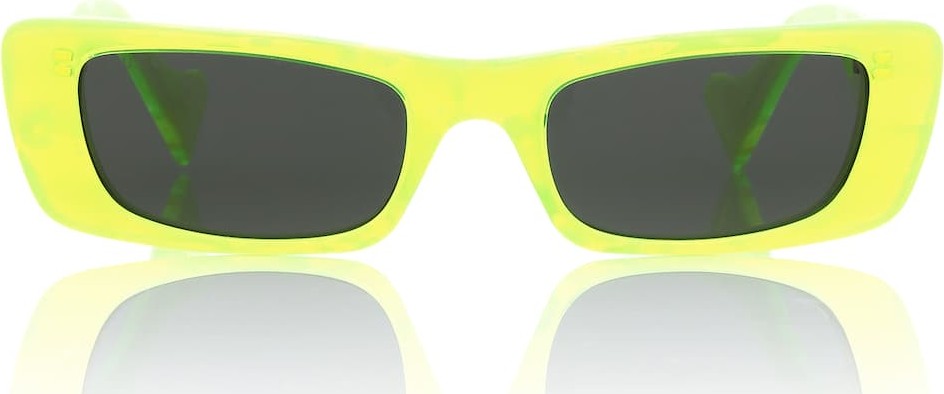 Gucci Rectangular acetate sunglasses