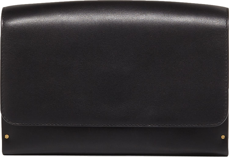 THE ROW Tool Bag Small Calf/Wooden Clutch Bag