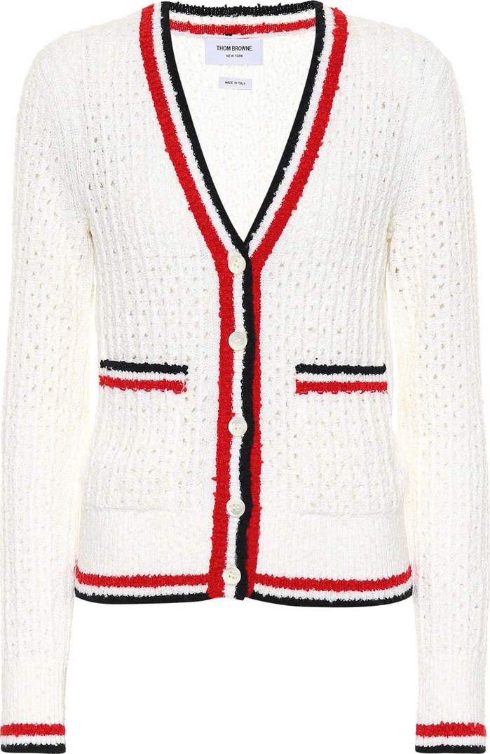 Thom Browne Wool-blend cardigan