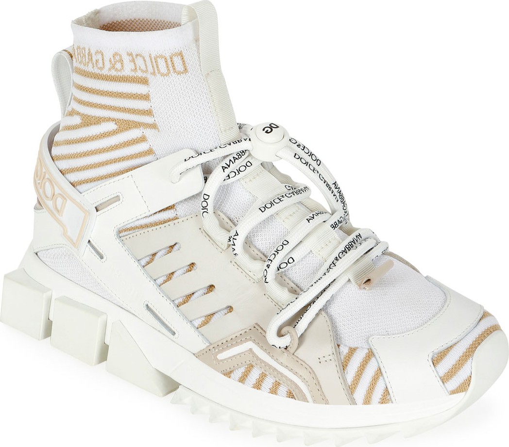 Dolce & Gabbana Thick-Sole High-Top Sneakers