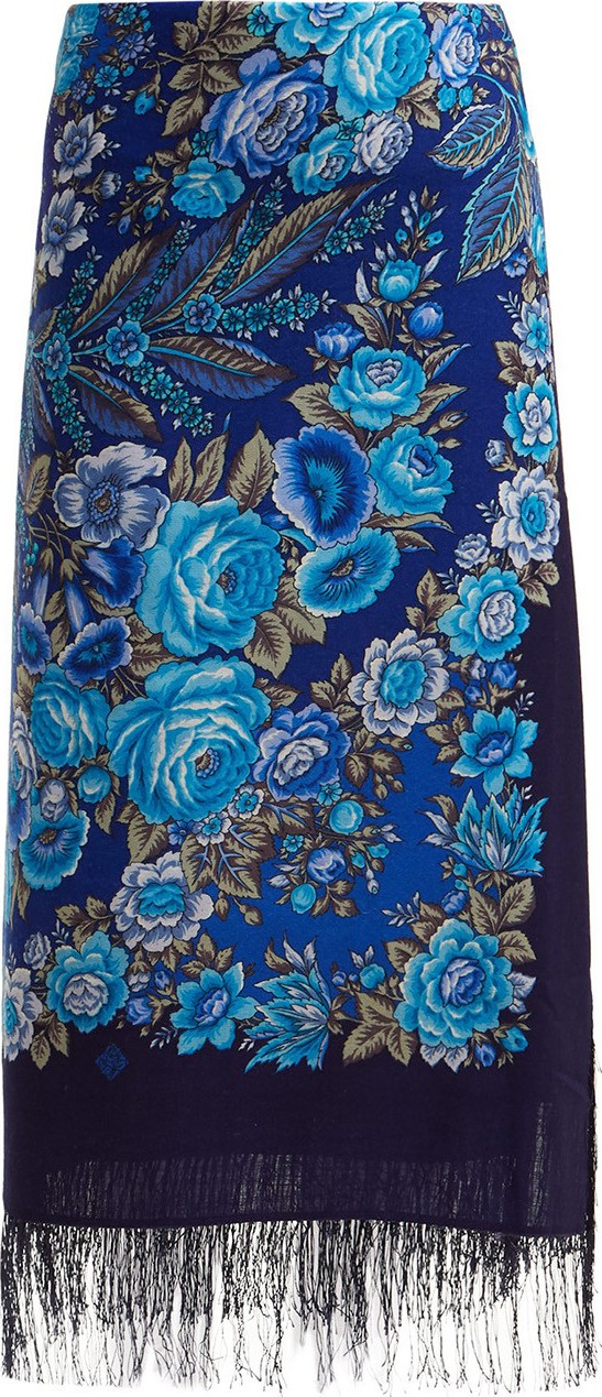 Vetements foulard scarf skirt