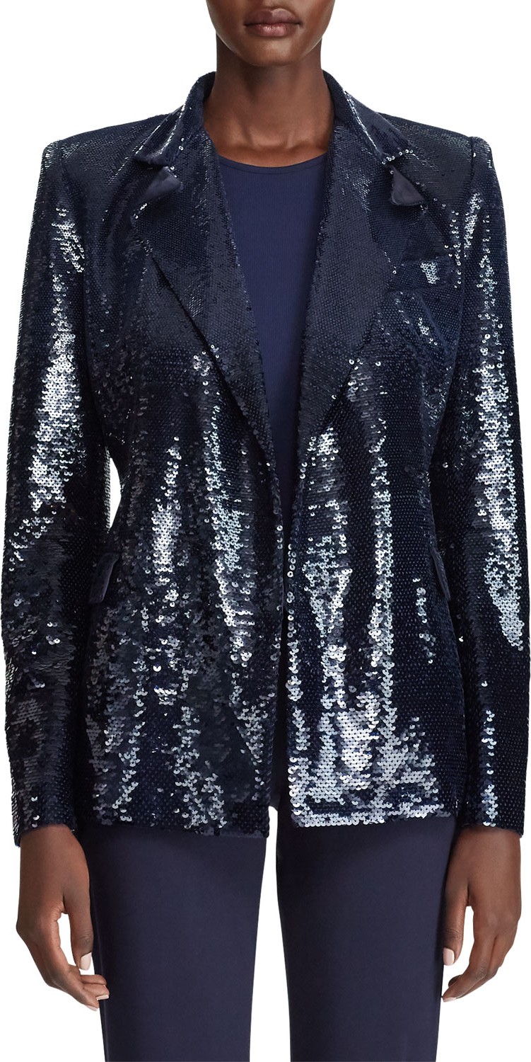 Ralph Lauren Camden Sequined Blazer Jacket Ralph Lauren Camden Sequined Blazer Jacket