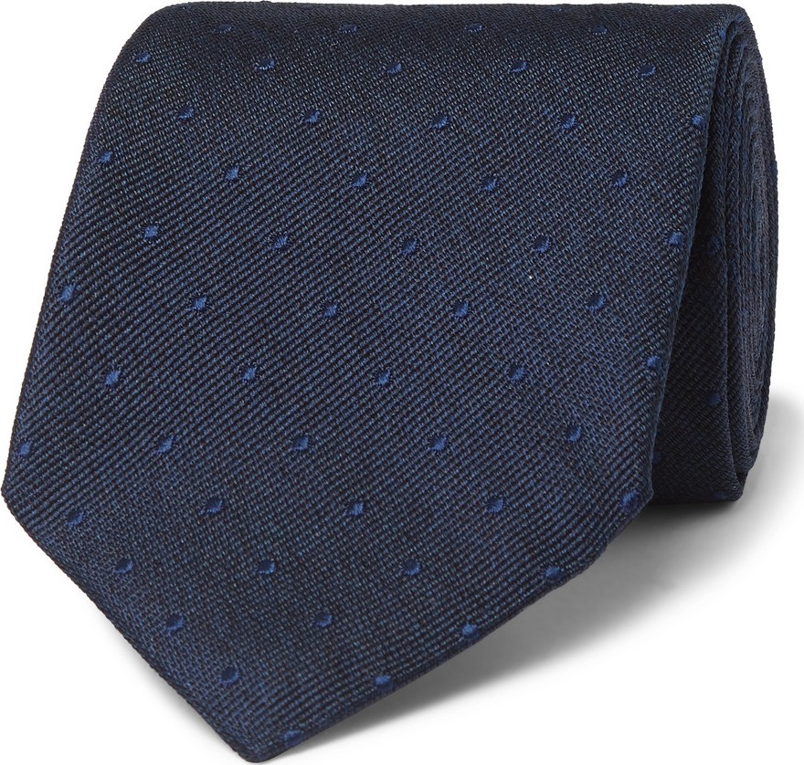 TOM FORD 8cm Polka-Dot Silk Tie