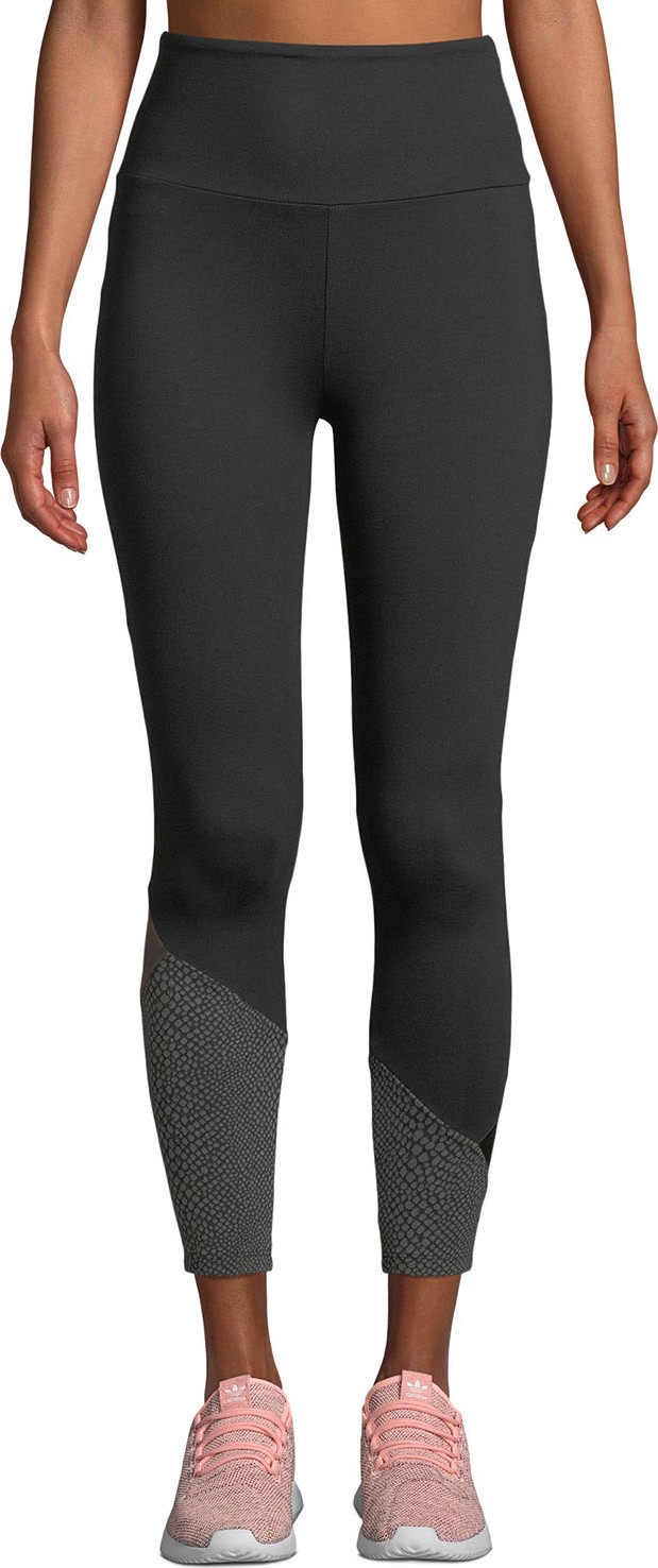 Lanston Gibson High-Rise Ankle Block Leggings