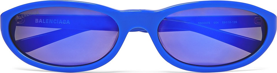 Balenciaga Oval-Frame Acetate Sunglasses