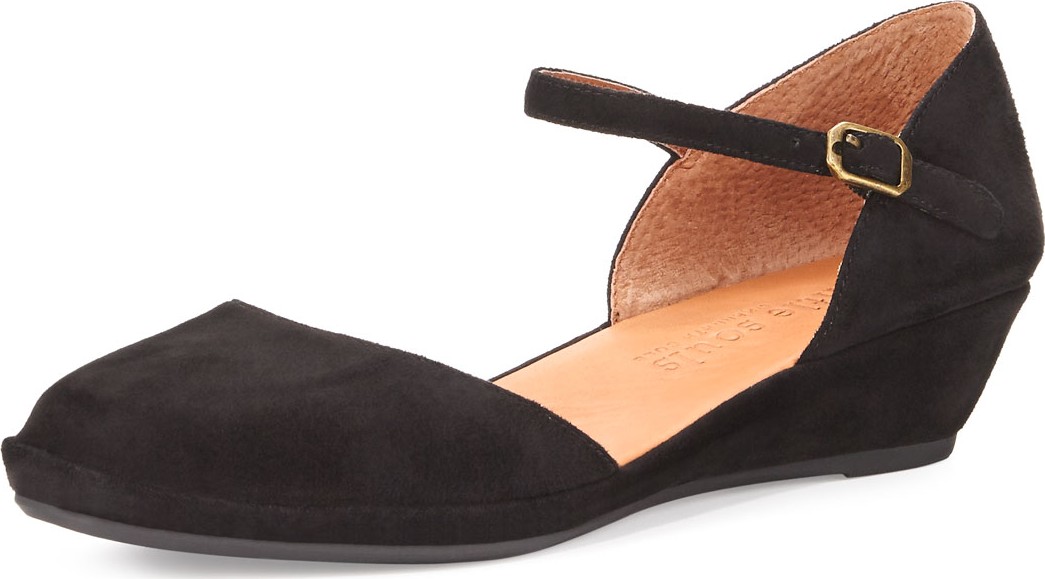 Gentle Souls Noa Star Demi-Wedge Ballerina Flat, Black