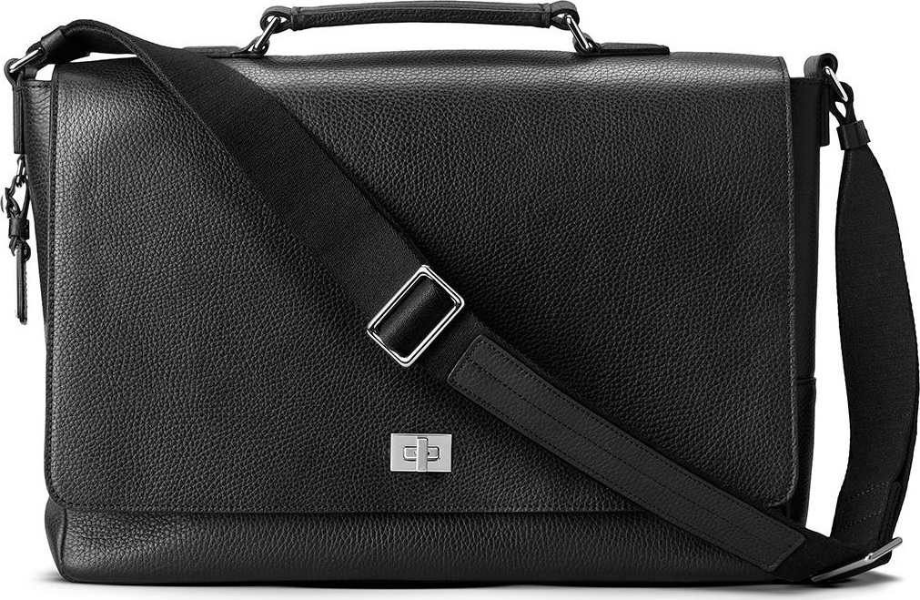 Shinola Men's Leather Flap-Top Messenger Bag