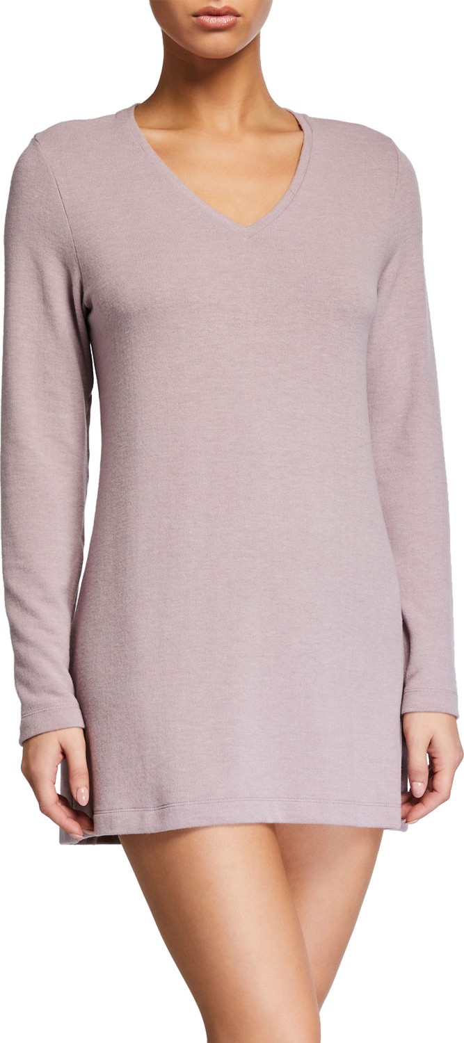 Natori Kaia V-Neck Knit Tunic