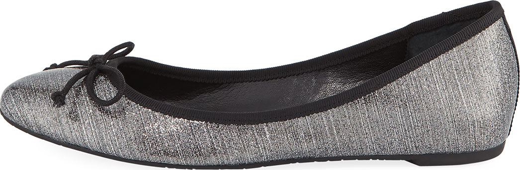 Donald J Pliner Parke Sparkle Glitter Patent Ballet Flat