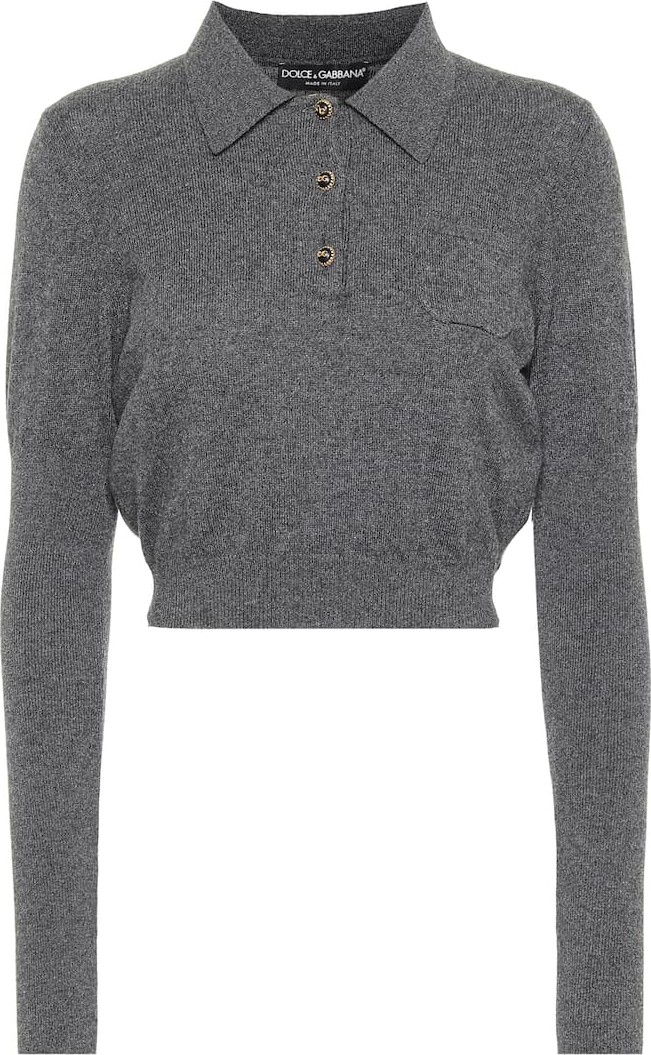 Dolce & Gabbana Cropped cashmere top