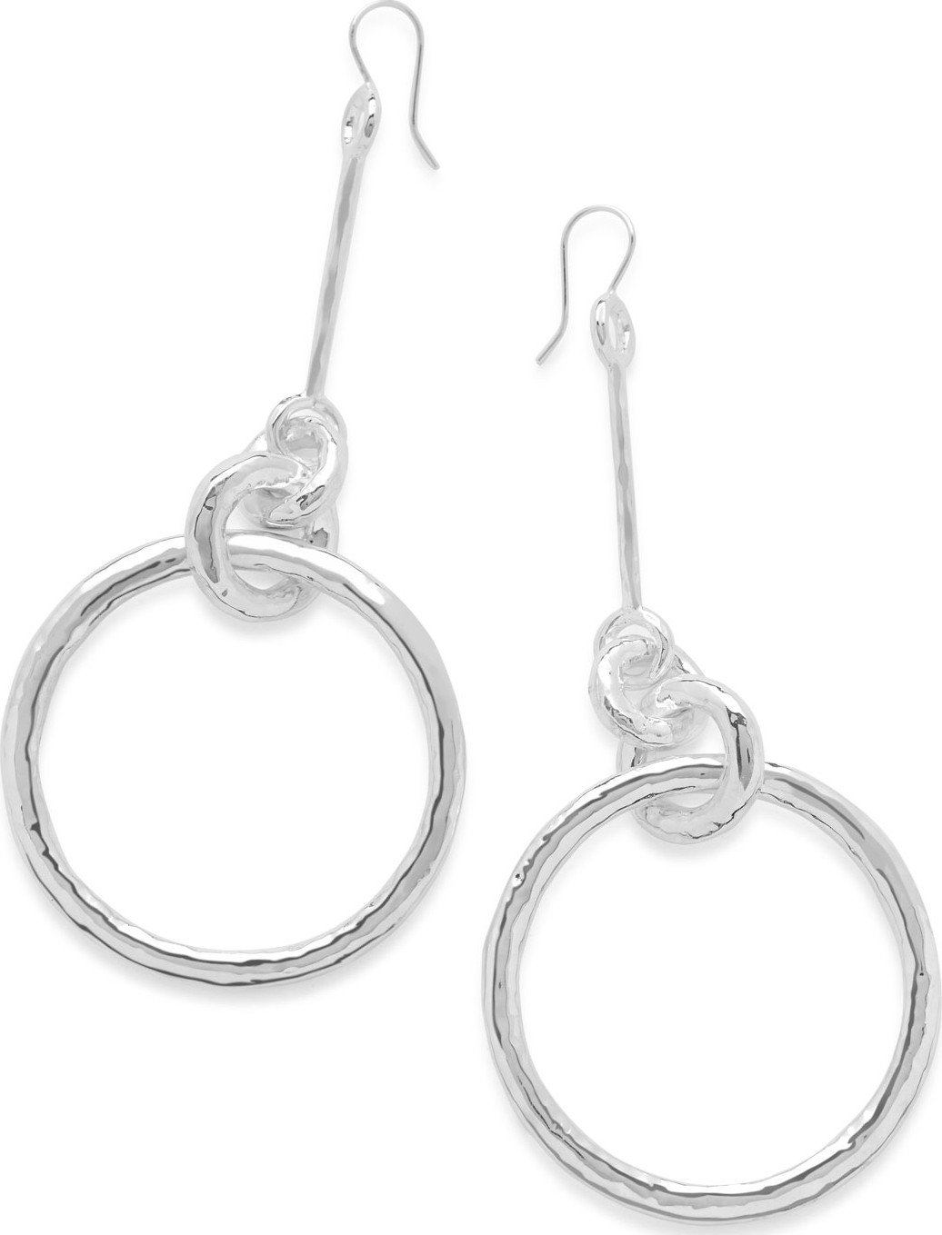 IPPOLITA 925 Classico Long Bar & Circle Drop Earrings