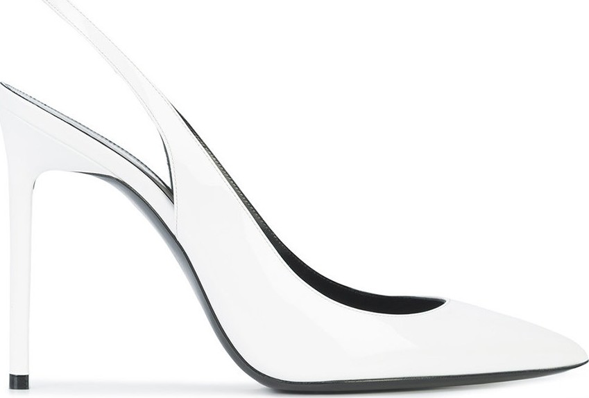 Saint Laurent Anja 105 slingback pumps