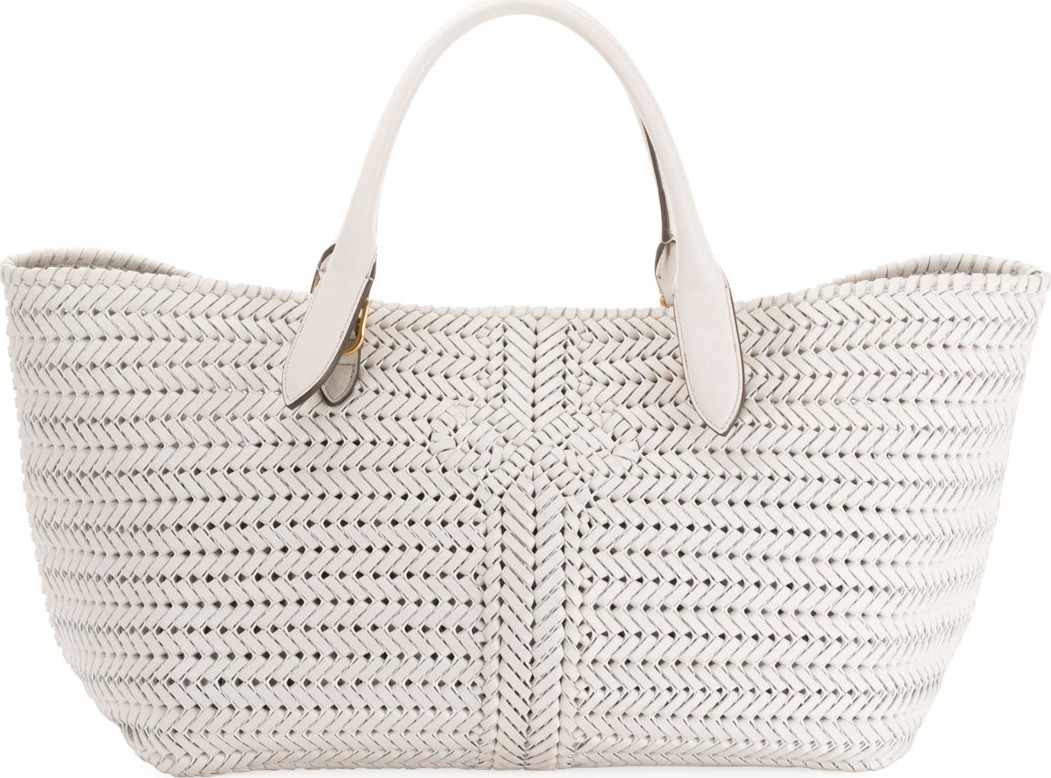Anya Hindmarch The Neeson Woven Leather Tote Bag