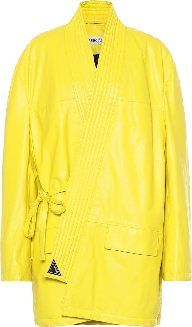 Balenciaga Leather coat