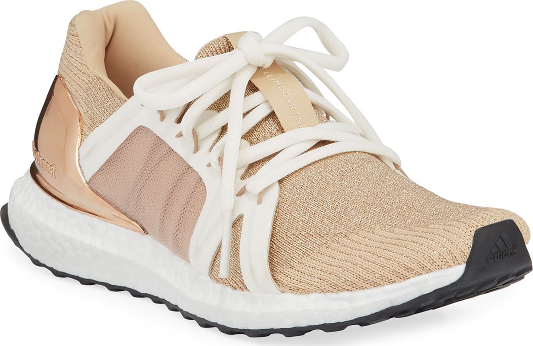 Adidas By Stella McCartney Ultraboost Metallic Knit Running Sneakers
