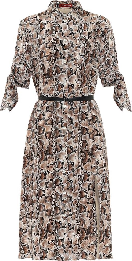 Altuzarra Narcissa printed silk midi dress