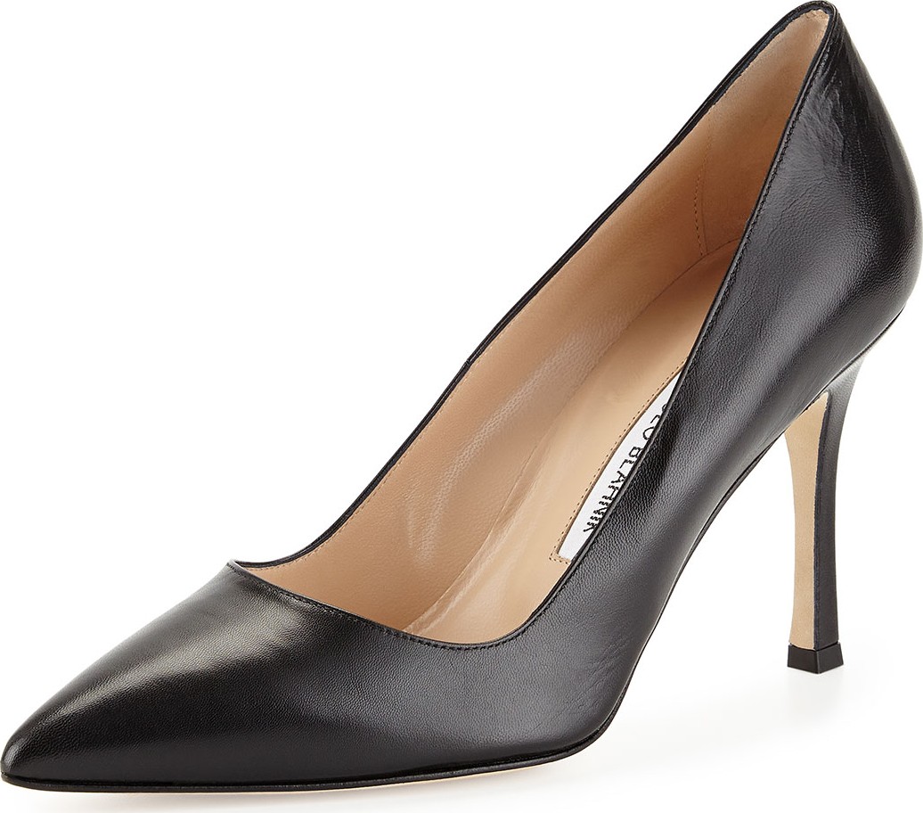 Manolo Blahnik BB Leather 90mm Pumps