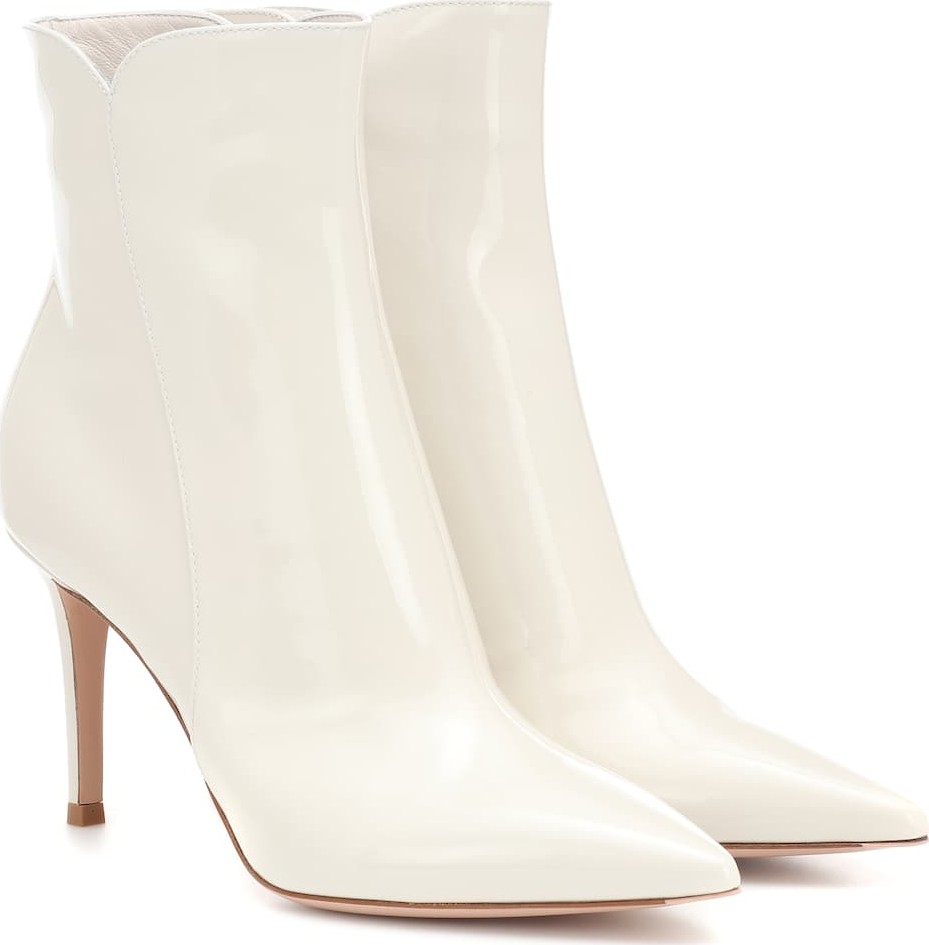 Gianvito Rossi Levy 85 leather ankle boots