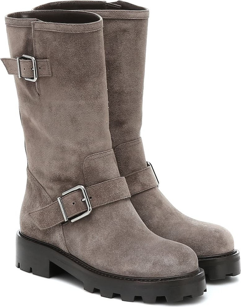 Jimmy Choo Biker II suede ankle boots